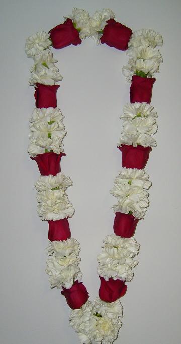 Indian wedding flower necklace
